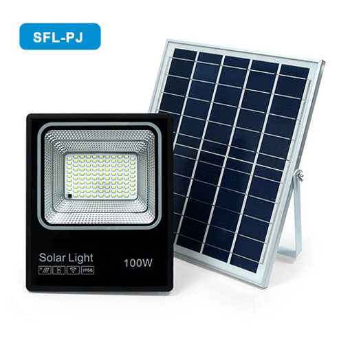 100w solar powered street flood lights