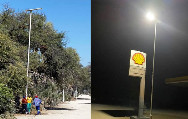 120 Sets of 100W All-in-one Solar Street Lights in Uganda