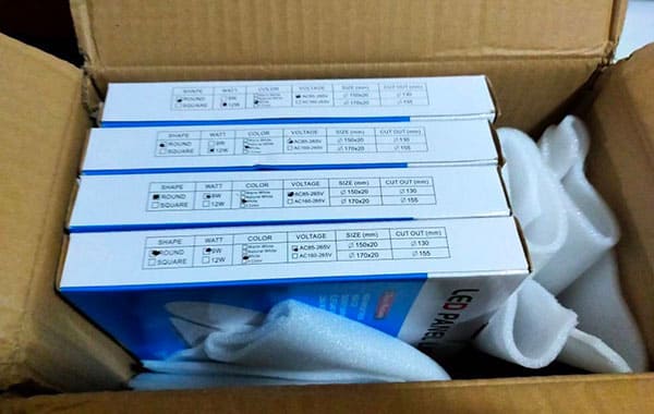 Philippine Distributor Purchased 2000 Sets of Led Panel Lights for Distribution