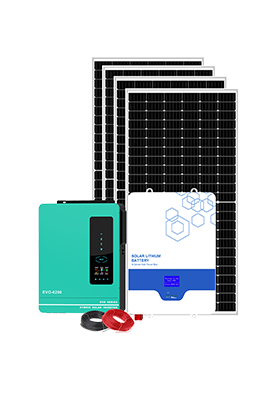 Off-grid Home Solar Power System 4-10kw Lithium Battery