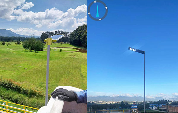 200 Sets of Solar Street Lights Projects in Colombia