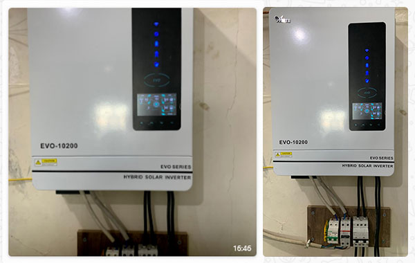 60 Sets of Hybrid Inverters In Iraq