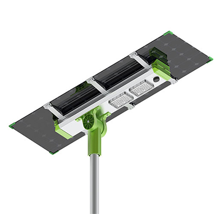 150w 200w Double-sided Panel Split Solar Street Light(SLX)
