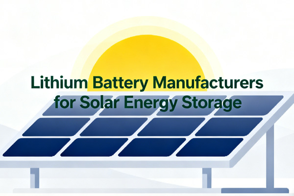 Lithium Battery Manufacturers for Solar Energy Storage