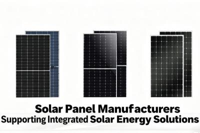 Solar Panel Manufacturers Supporting Integrated Solar Energy Solutions