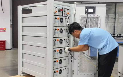 60KWH Lithium Battery Commercial Energy Storage System Installation 12