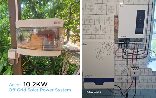 anern 10.2kw off-grid solar power system with lithium battery & high efficiency solar inverter anern 10.2kw off-grid solar power system with lithium battery & high efficiency solar inverter