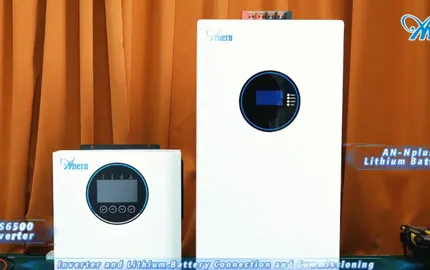 Anern AN-FGI-S6500 Inverter and Nplus Lithium Battery Connection and Function Test