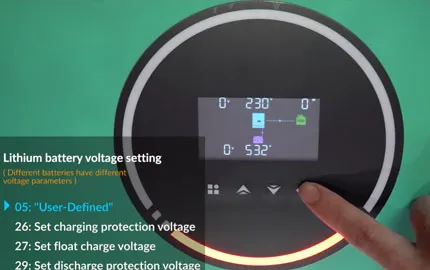 Anern AN-SCI-EVO 6200 Inverter Voltage Setting Tutorial