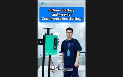 Anern EVO Inverter and Npro Lithium Battery Setup Tutorial
