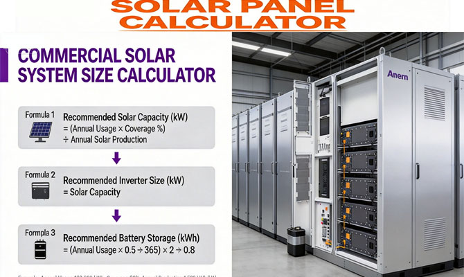 Commercial Solar System Size Calculator