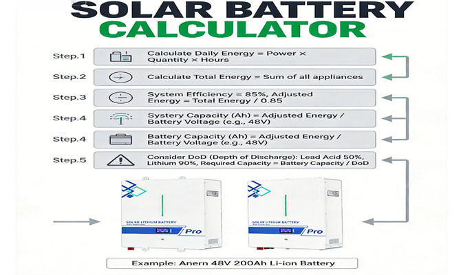 solar battery calculator