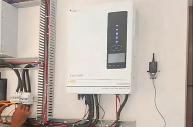 Anern 10.2kW Hybrid Inverter System in the Philippines