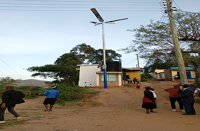 Anern SLV 150W All‑in‑One Solar Street Lights in Kenya