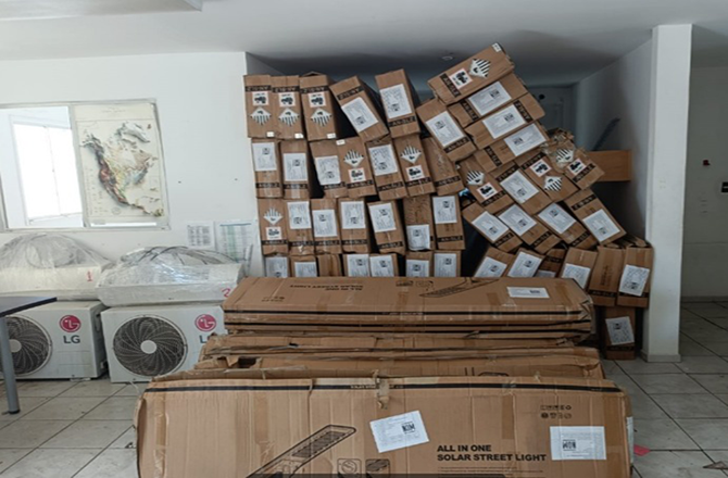 Anern 68 Sets of SLZ‑120W Solar Street Lights in Mexico Community Lighting Project