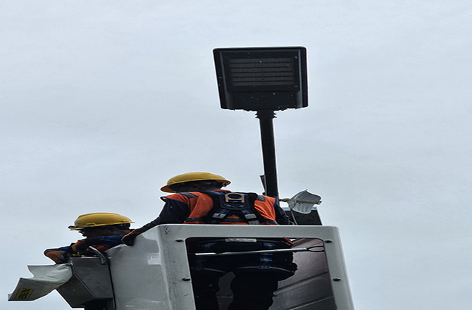 Anern ISSL‑C 150W All‑in‑One Solar Street Lights in Indonesia