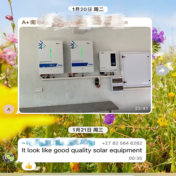 Feedback ofAnern Solar System in South Africa