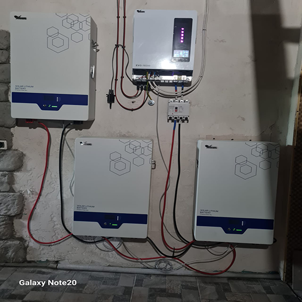Anern Ukraine Off-Grid Home Solar Project: 5 Sets of 10.2kW Lithium Battery Systems