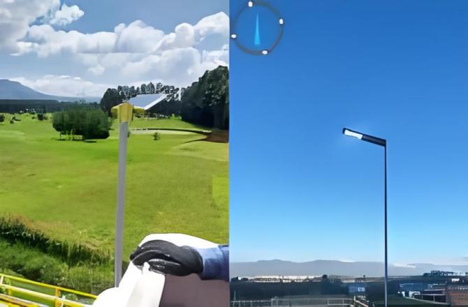 200 Sets of Solar Street Lights Projects in Colombia