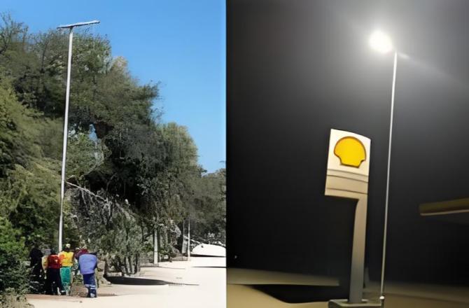 120 Sets of 100W All-in-one Solar Street Lights in Uganda