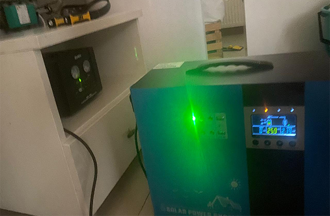 Anern Ukraine MPSG-N 1kW Portable Lithium Battery Solar Storage Project