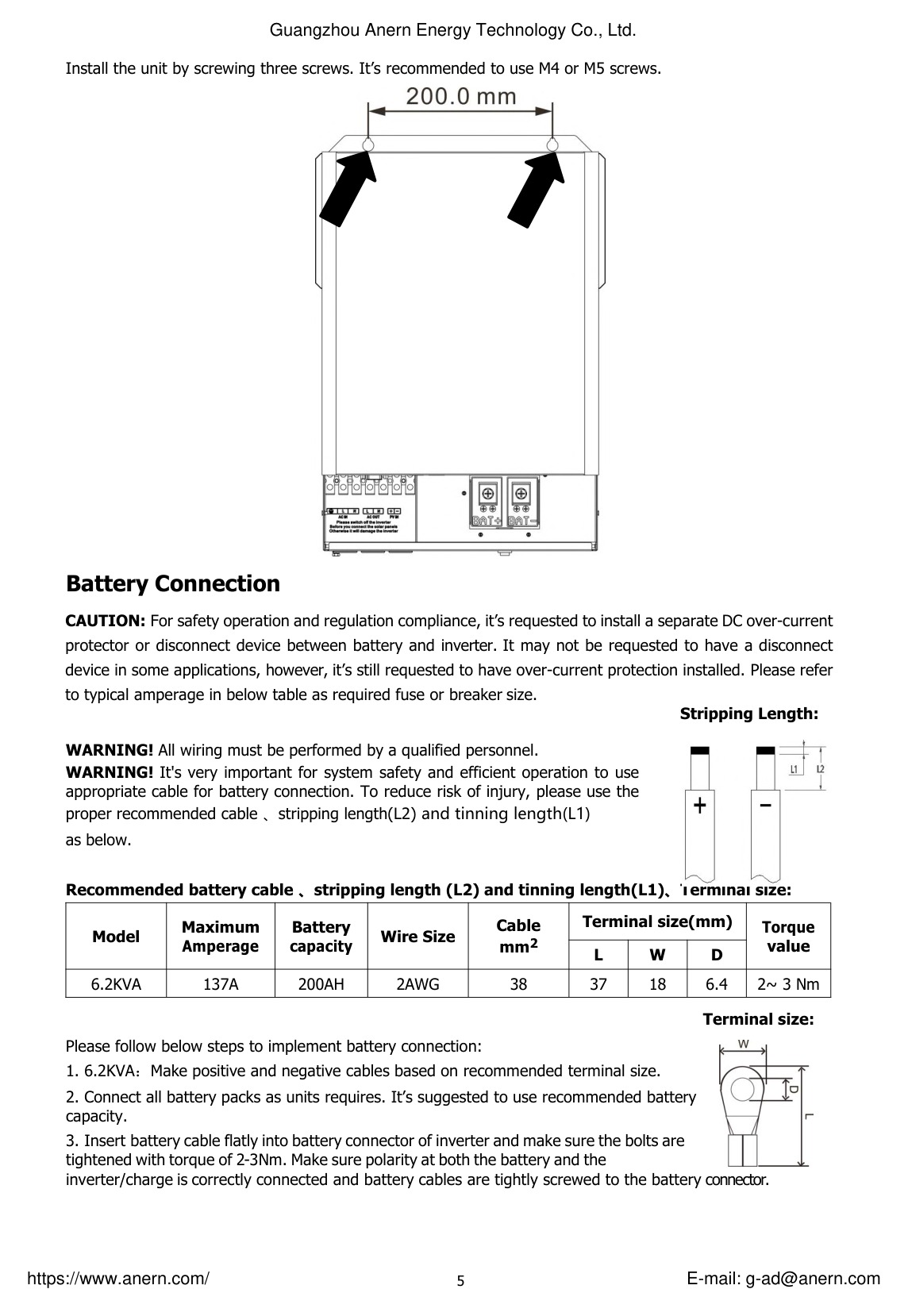 Battery Connection Diagram
