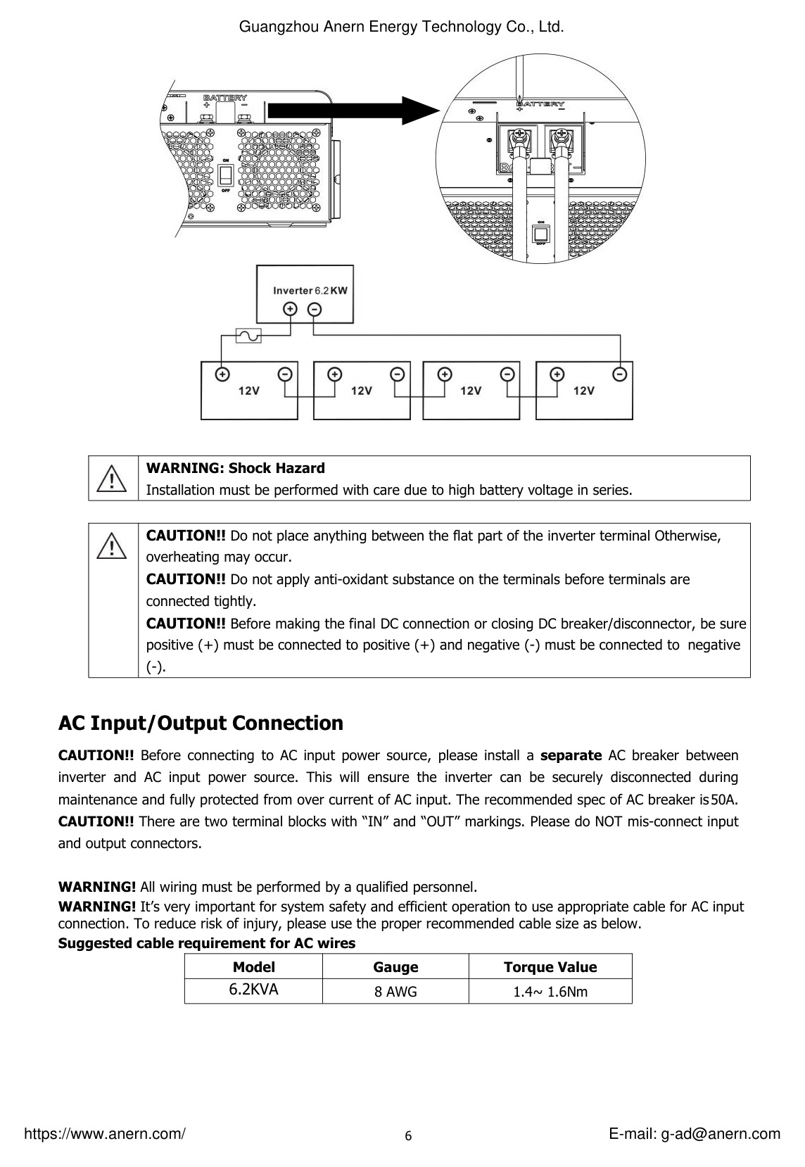 AC Connection Diagram