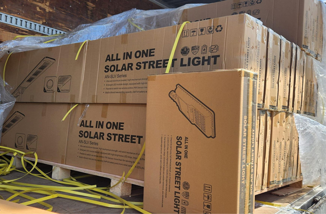 100 Sets of SLZ Solar Street Lights in Philippines