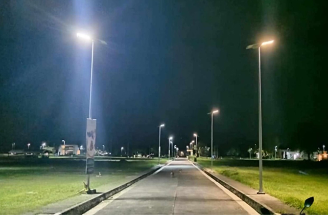 Anern Delivers 100 Sets of SLZ and SLV Solar Street Lights for a Community Lighting Project in the Philippines