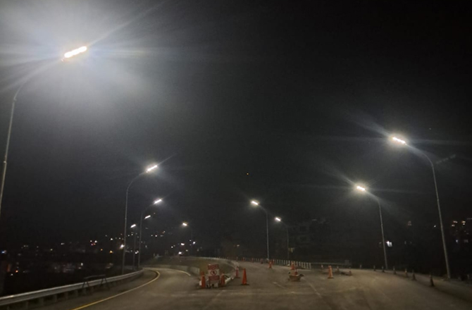 Anern 60 Sets of SLV‑120W Solar Street Lights in Nepal Municipal Lighting Project