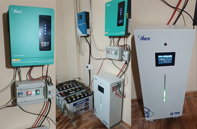 Touchscreen Lithium Battery & EVO Hybrid Inverter in Lebanon