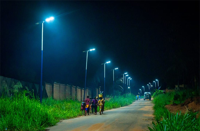 Anern's SLV streetlights have received high recognition in the Nigerian market