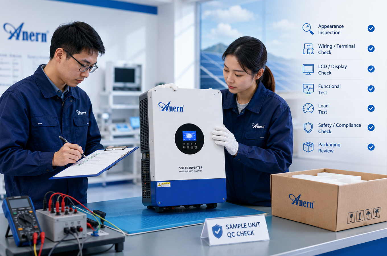 Solar Inverter Sample Testing Checklist Before Bulk Purchase