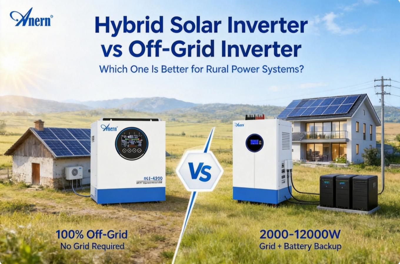 Hybrid Solar Inverter vs Off-Grid Inverter: Which One Is Better for Rural Power Systems?