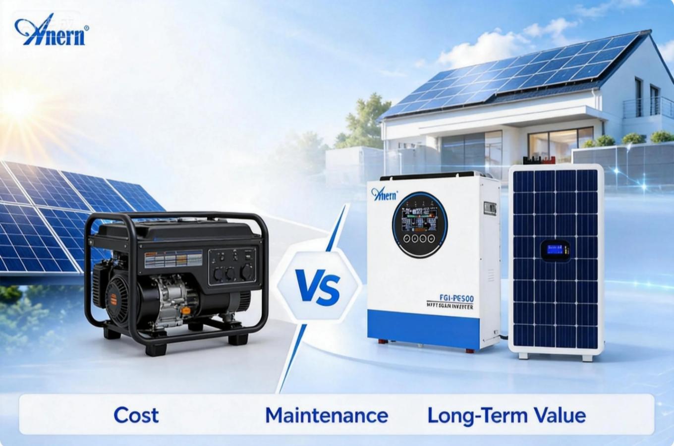 Solar Power System vs Diesel Generator: Cost, Maintenance, and Long-Term Value