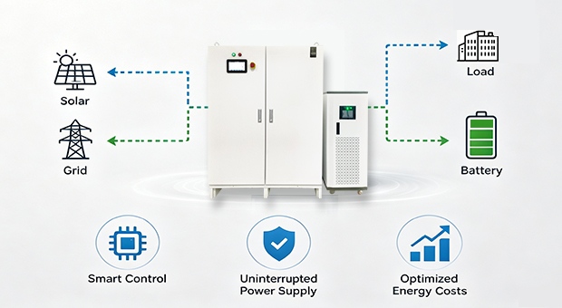 30-100KW Off-Grid Inverter Solar System Advantages