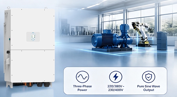 30-125KW Hybrid (DEYE Inverter) Solar System Advantages