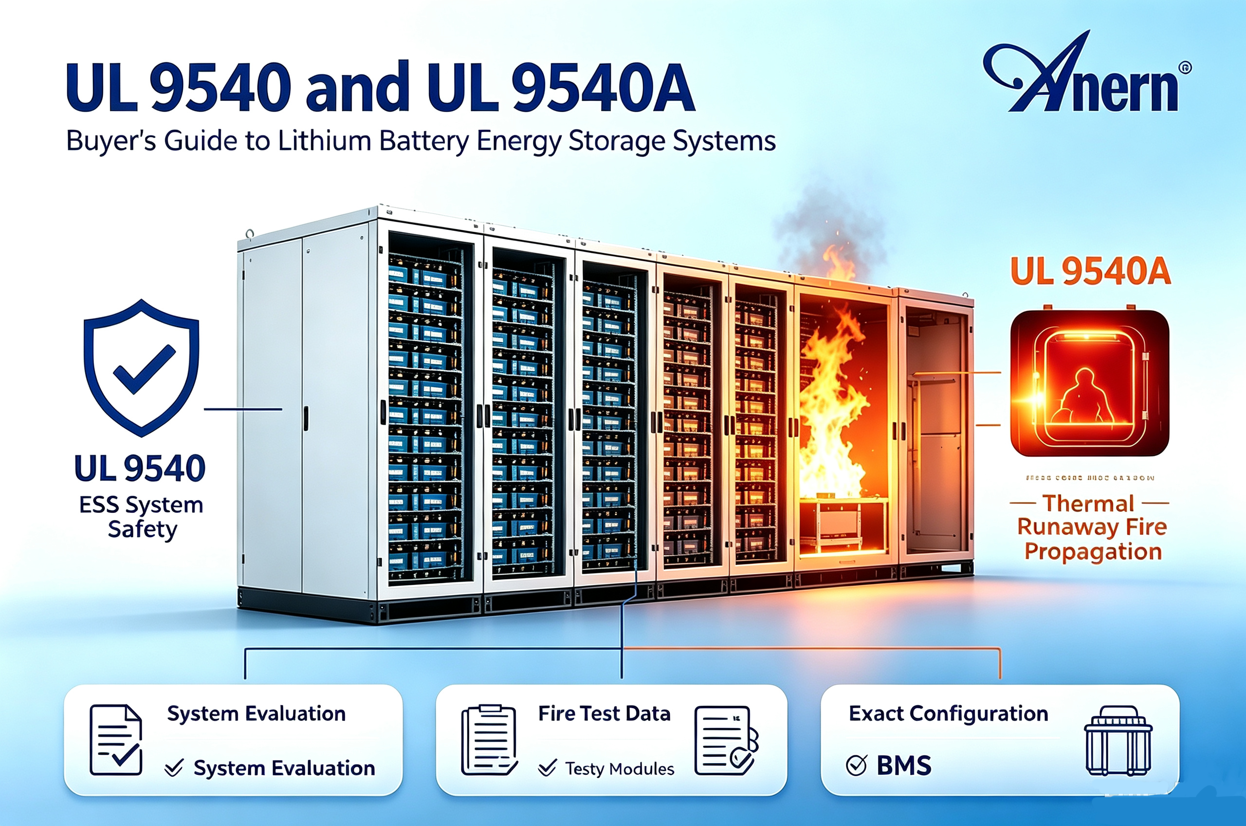 UL 9540 and UL 9540A for Lithium Battery Energy Storage Systems: A Buyer’s Guide