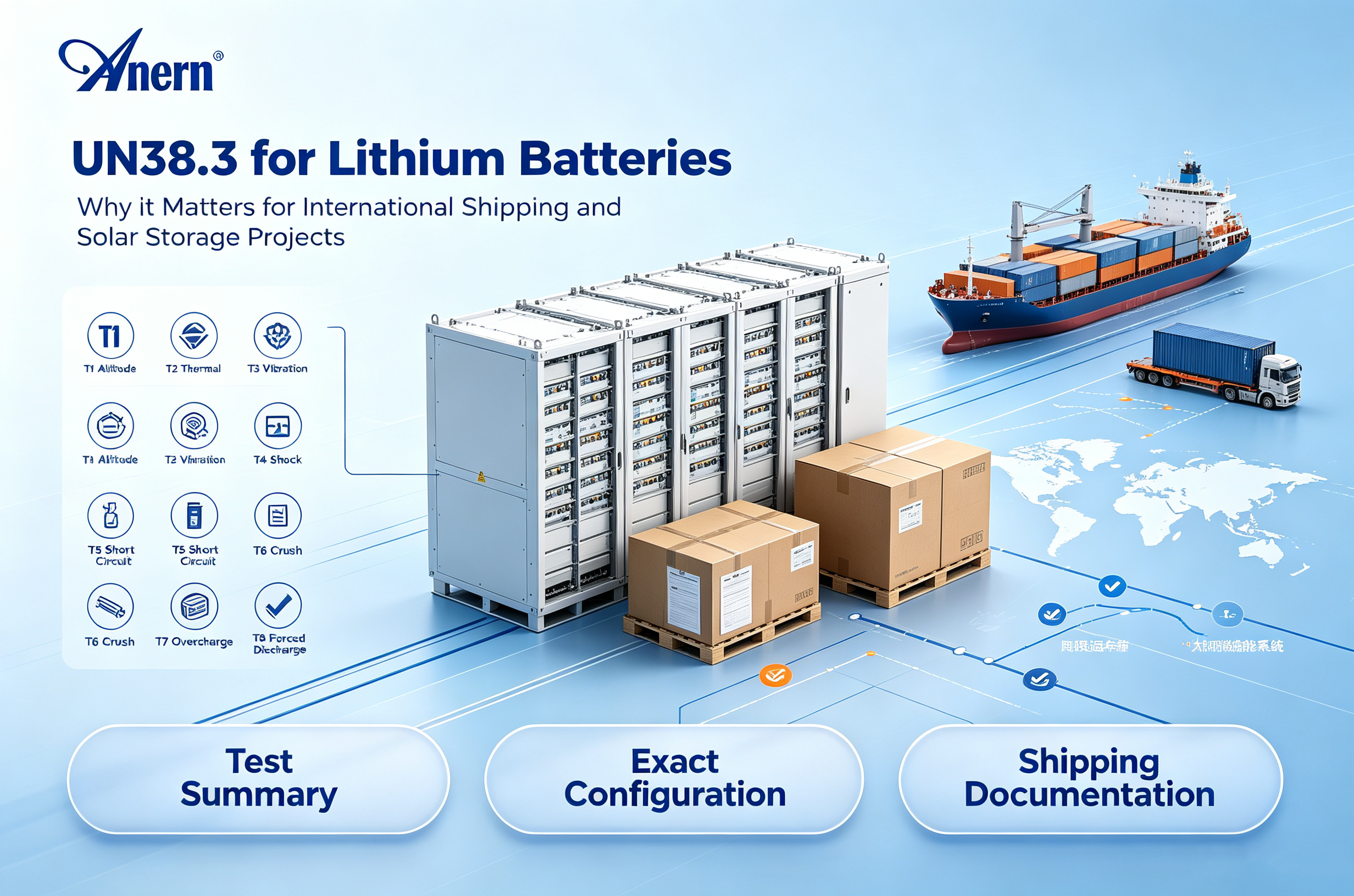 UN38.3 for Lithium Batteries: Why It Matters for International Shipping and Solar Storage Projects