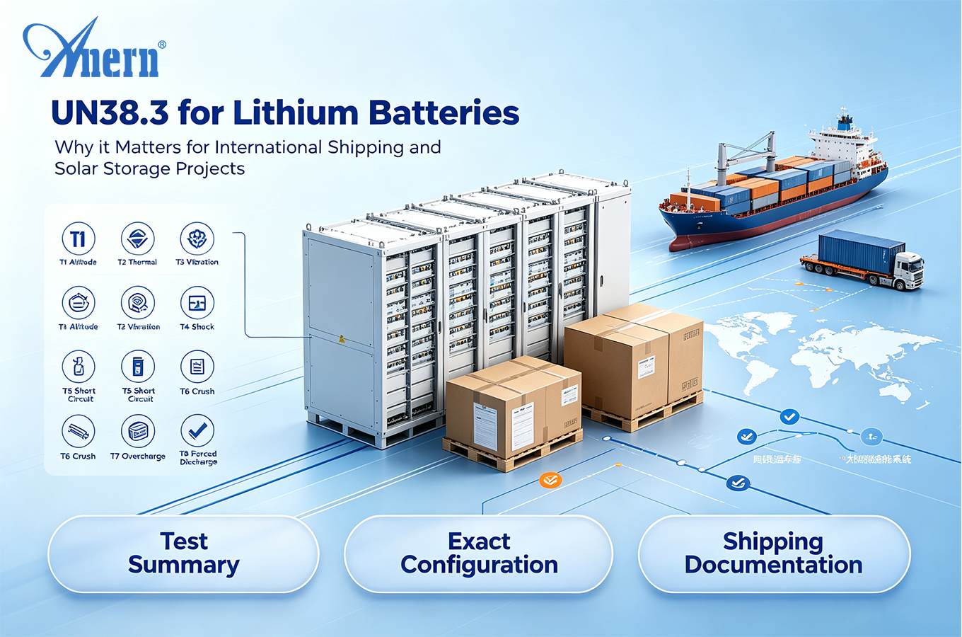UN38.3 for Lithium Batteries: Why It Matters for International Shipping and Solar Storage Projects