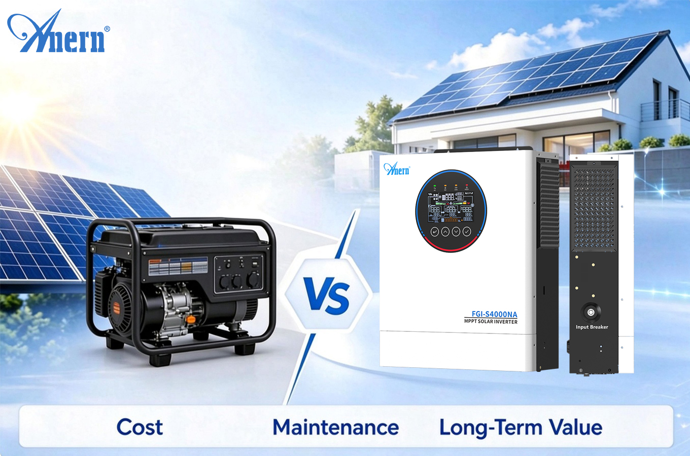 Solar Power System vs Diesel Generator: Cost, Maintenance, and Long-Term Value