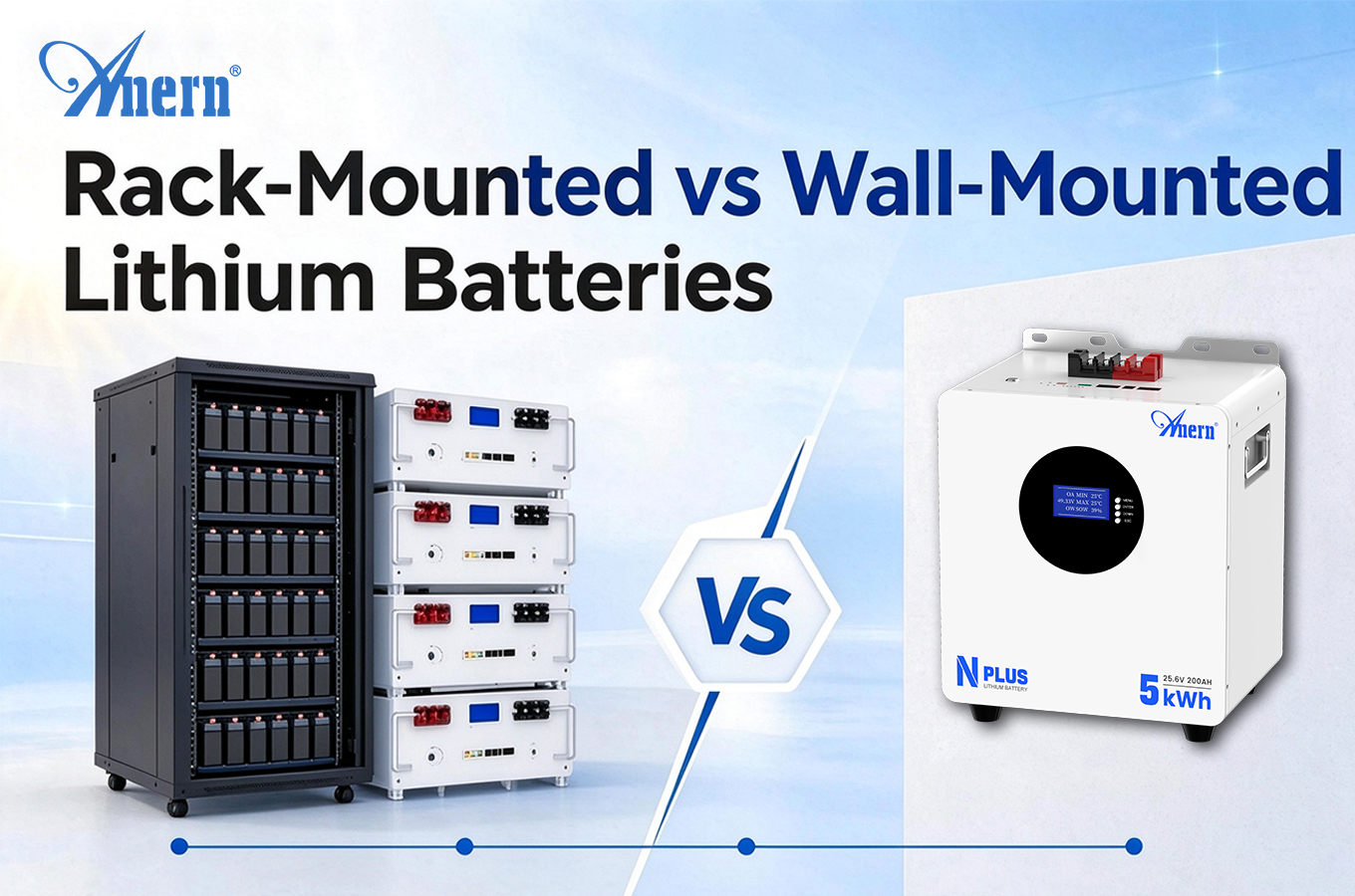 Rack-Mounted vs Wall-Mounted Lithium Batteries: Choosing the Right Storage Design